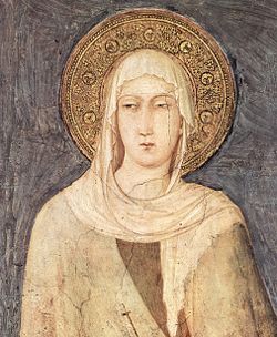 Clare of Assisi, by Simone Martini